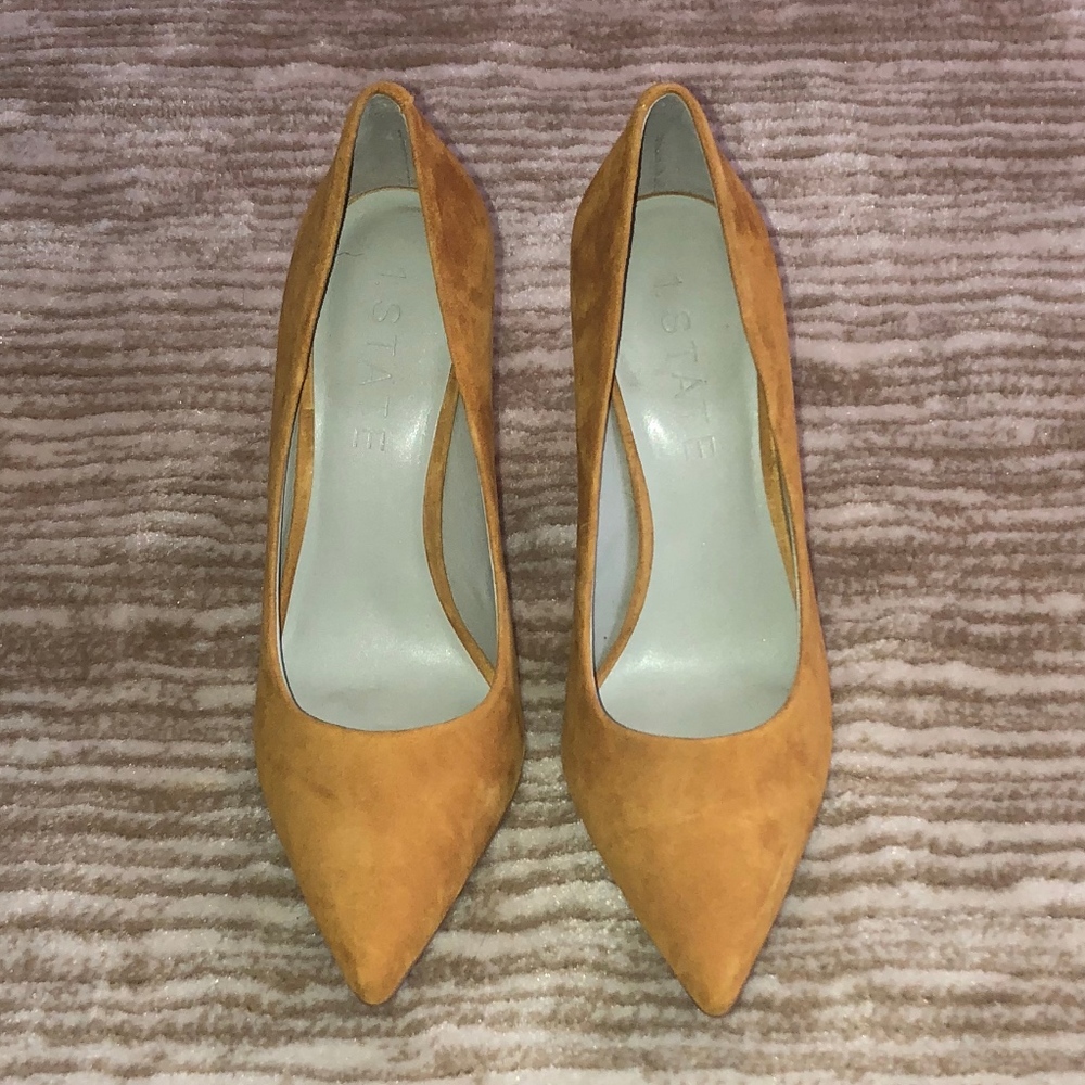 1.STATE Valencia Block Heel Pump..Only worn once!